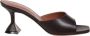 Amina Muaddi Koffie Slipper 70 Brown Dames - Thumbnail 1