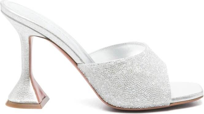 Amina Muaddi Kristal Lupita Schoenen