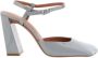 Amina Muaddi Lakleren Charlotte Pumps Verstelbare Band - Thumbnail 1