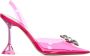 Amina Muaddi Lotus Roze Transparante PVC Slingback Pumps Pink Dames - Thumbnail 1