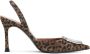 Amina Muaddi Multicolor Suède Pumps Elegante Hakken - Thumbnail 1