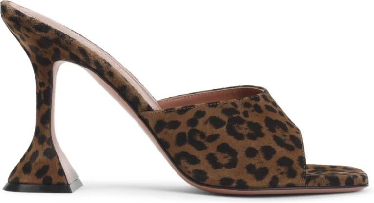Amina Muaddi Multicolor Suède Sandalen met 9 5 cm Hak