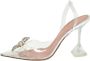 Amina Muaddi Pre-owned Fabric heels Gray Dames - Thumbnail 1