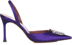 Amina Muaddi Pumps Paars Dames