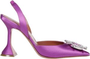 Amina Muaddi Pumps Paars Dames