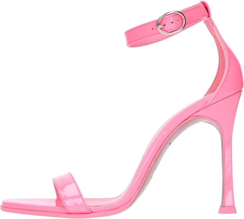 Amina Muaddi Sandalen Roze Pink Dames