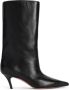 Amina Muaddi Zwarte Fiona Enkellaars Black Dames - Thumbnail 1