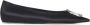 Amina Muaddi Zwarte Kristal Ballerina Schoenen Black Dames - Thumbnail 5