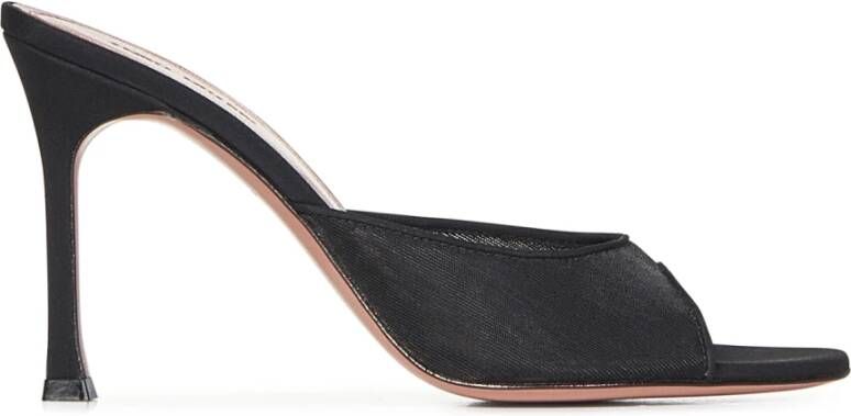 Amina Muaddi Geometrische Teen Slipper Sandalen met Stiletto Hak