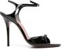 Amina Muaddi Zwarte Sandalen met 10 6 cm Hak - Thumbnail 1