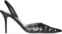 Amina Muaddi Zwarte Slingback Pumps Elegante Stijl - Thumbnail 1