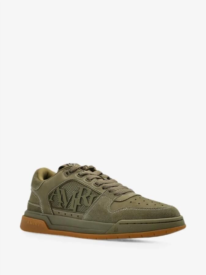 Amiri Leren sneaker met rubberen zool en geperforeerde suède details - Foto 4