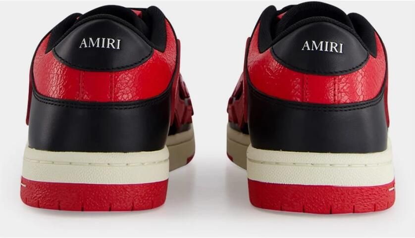 Amiri Rode Skel Top Lage Sneakers
