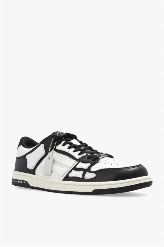 Amiri Zwarte Skel Top Low-Top Sneakers Black Heren - Foto 3