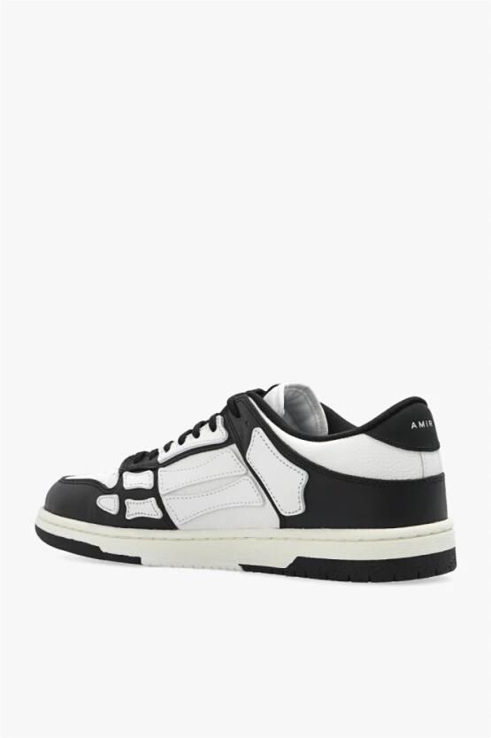 Amiri Zwarte Skel Top Low-Top Sneakers Black Heren - Foto 4