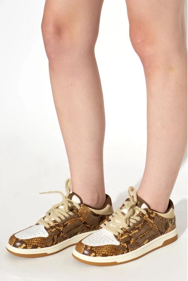 Amiri Gedrukte Python Skel Lage Sneakers - Foto 2
