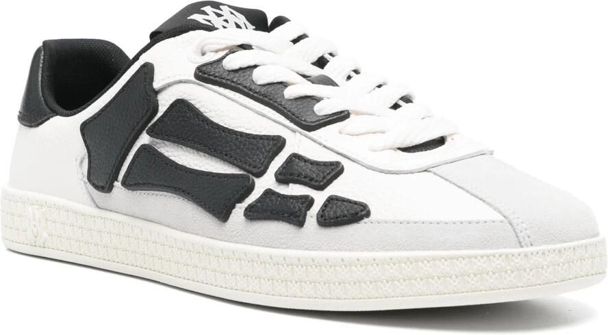 Amiri Witte Sneakers met Zijpatches White Heren