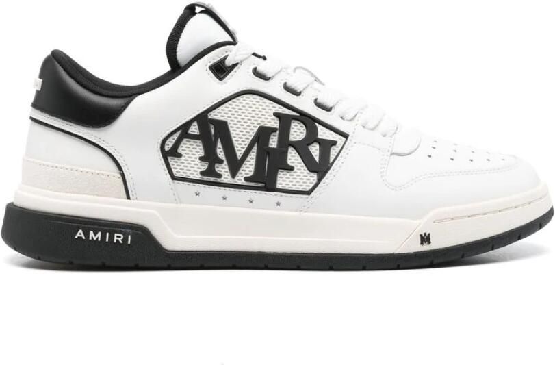 Amiri Wit Zwart Panel Sneaker