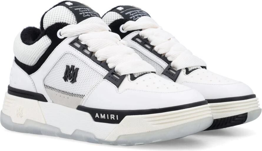 Amiri Witte Zwarte Sneakers Gedurfde Stijl