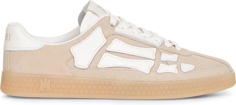 Amiri Beige Veterschoenen met Gewatteerde Enkel Beige Heren