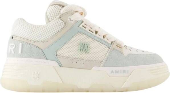Amiri Low-Top Sneakers Ma Quad Nubuck Ma-1 Sneakers Leather Blue in blauw