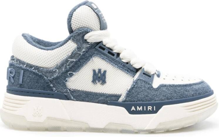 Amiri Denim Heren Sneakers met Amandel Teen