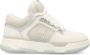 Amiri Gedurfde Leren Sneakers Alabaster Aw25 - Thumbnail 1