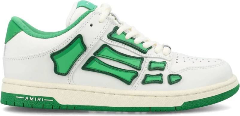 Amiri Groene Chunky Skel Top Lage Sneakers Green Heren