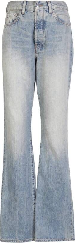 Amiri Hoge Taille Bootcut Blauwe Jeans