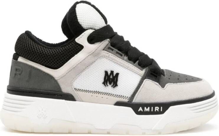 Amiri Hoge Top Sneaker in Wit Zwart Grijs Multicolor Heren