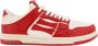 Amiri Iconische Bones Leren Sneakers Red Heren - Thumbnail 1