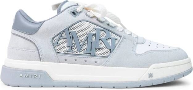Amiri Klassieke Lage Grijze Suède Sneakers Gray Heren