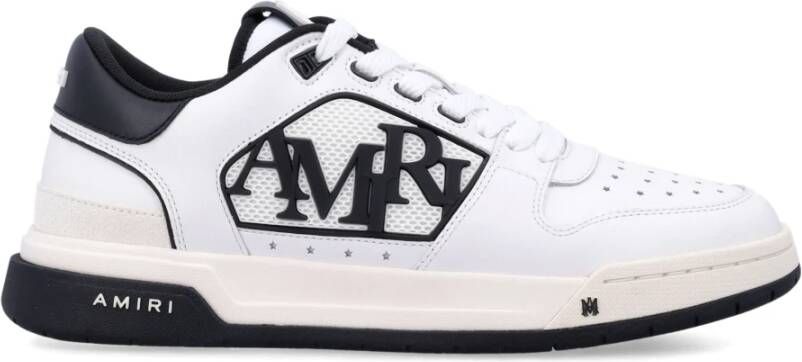 Amiri Klassieke Lage Witte Zwarte Sneakers
