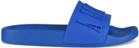 Amiri Koninklijk Blauwe Rubberen Slides Blue Heren