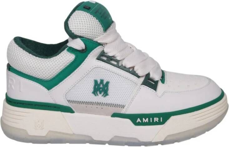Amiri Lage Top Heren Sneakers Wit Groen
