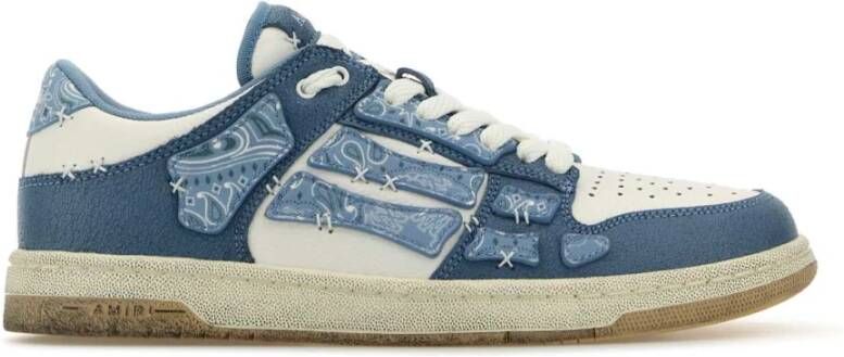 Amiri Leren Bandana Skel Sneakers