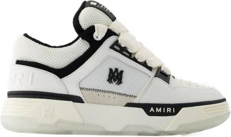 Amiri Leren Lage Sneakers met Veters