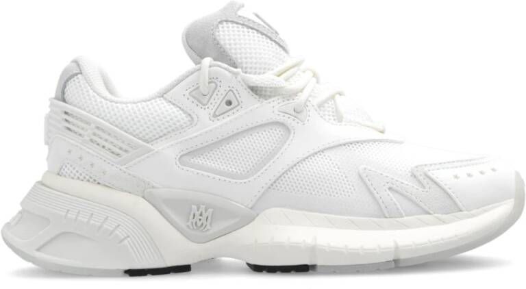 Amiri Mesh & Leren Sneakers met Gradiënt Tussenzool White Dames