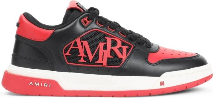 Amiri Rode Leren Sneakers voor Mannen