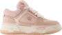 Amiri Roze Leren Sneakers Ronde Neus - Thumbnail 1