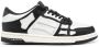 Amiri Skel Top Leren Sneakers Zwart Wit - Thumbnail 1