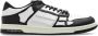 Amiri Zwarte Leren Sneakers Skelet Rubberen Zool Black Heren - Thumbnail 1