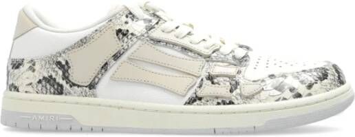Amiri Sneakers Snake Skel Top Beige Heren