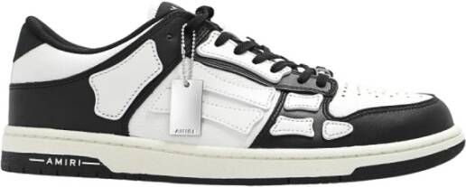 Amiri Zwarte Skel Top Low-Top Sneakers Black Heren