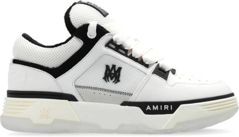 Amiri Witte Leren en Mesh Ma-1 Sneakers White Heren