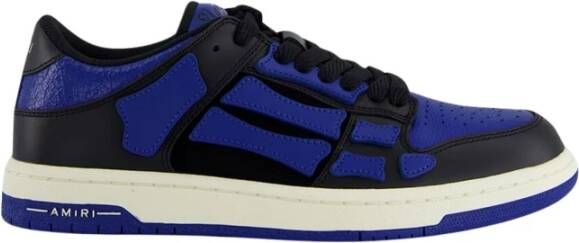 Amiri True Blue Skeleton Low Top Sneakers