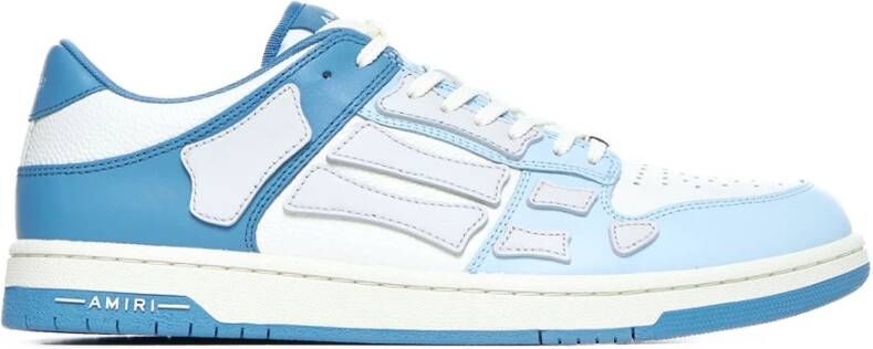 Amiri Twee-Tone Skel Top Laag Sneakers Blue Heren