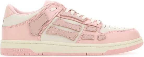 Amiri Tweekleurige Skel Sneakers Pink Dames