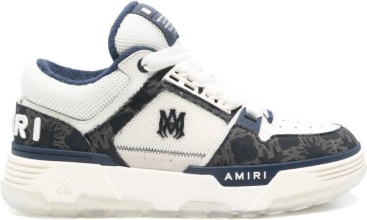 Amiri Witte Blauwe Quad MA1 Sneakers