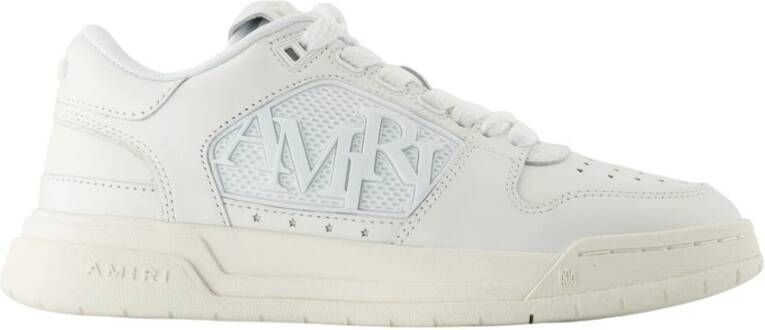 Amiri Witte Leren Lage Sneakers